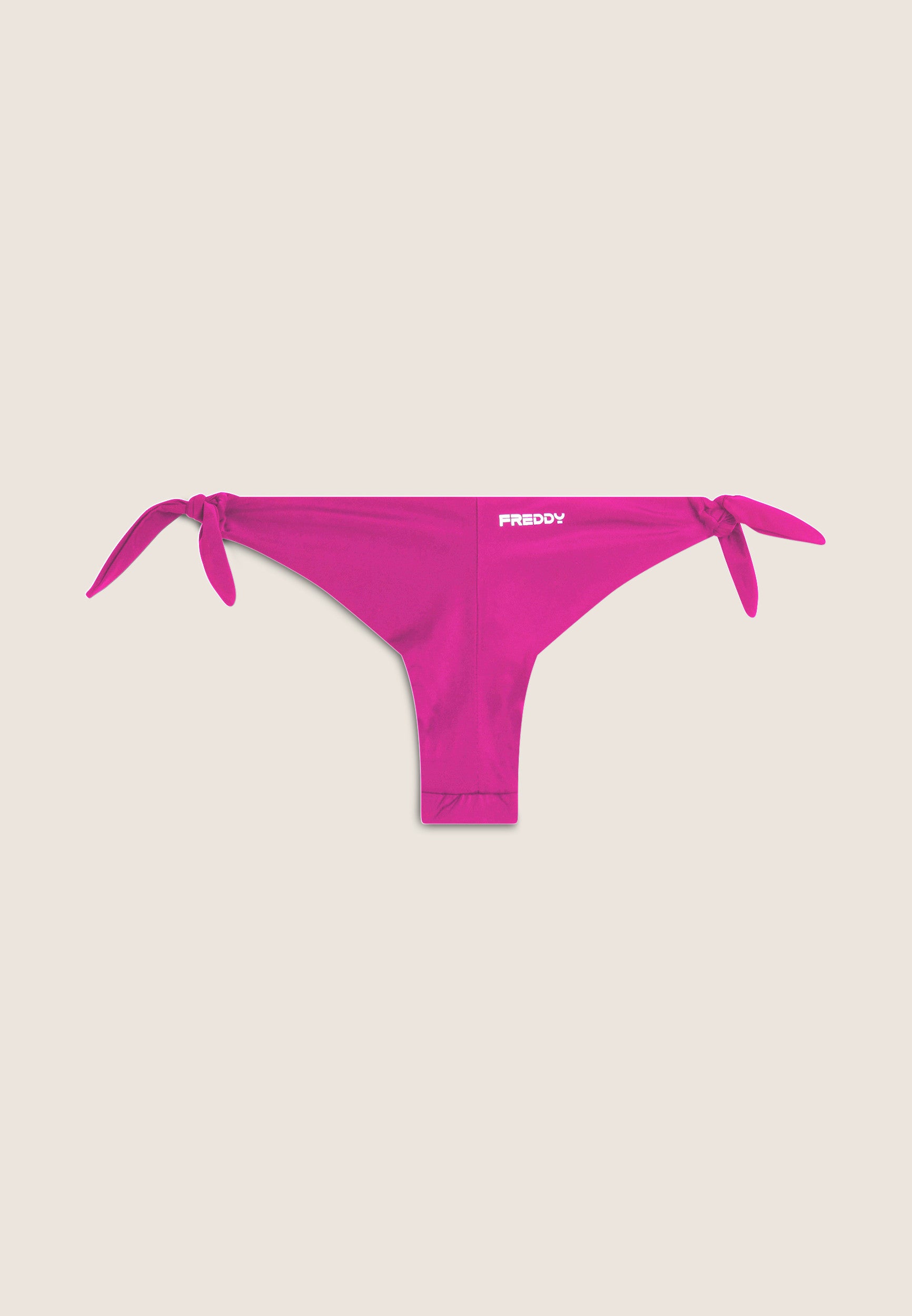 Brasilianische Bikinihose - An den Seiten gebunden - FUCHSIA