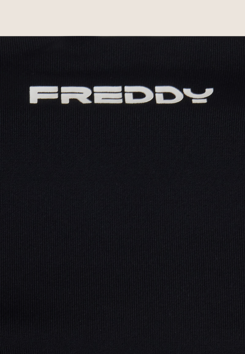 Bandeau-Bikinioberteil mit Freddy Logo - BLACK