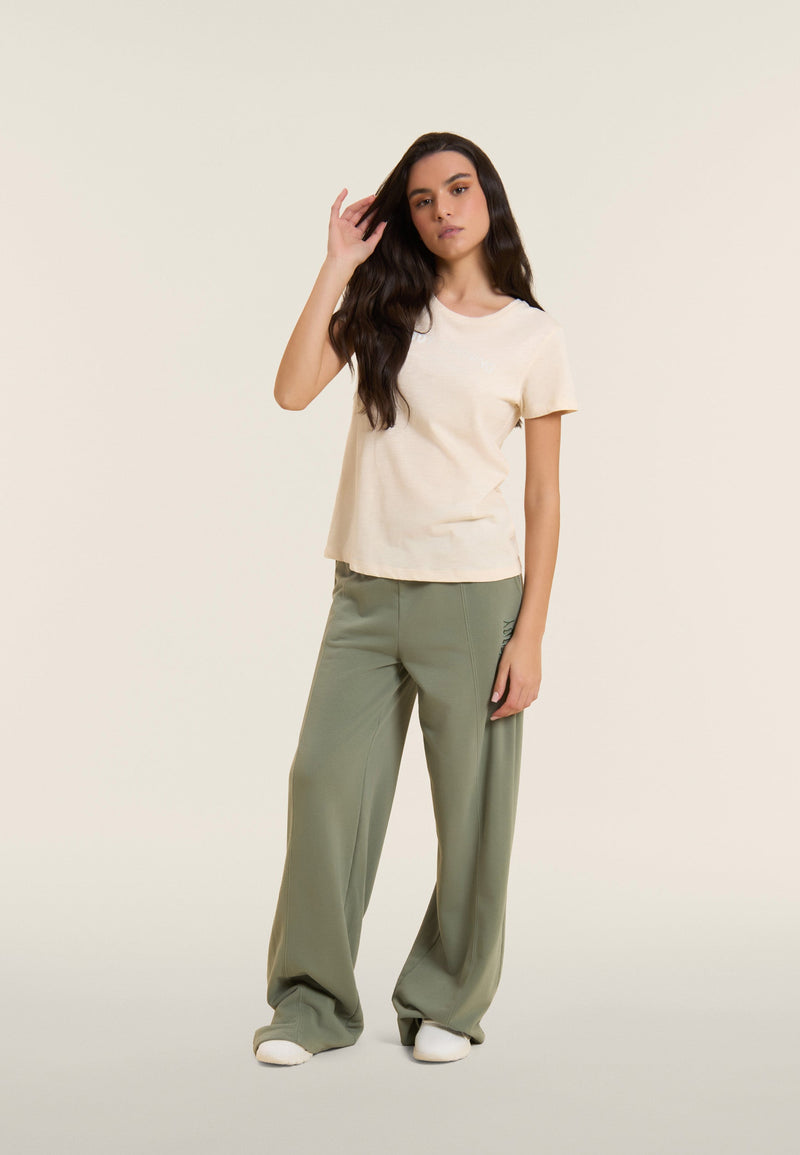 Oversize athletic trousers with 'FREDDY FLOW' graphics - Sea Spray Green