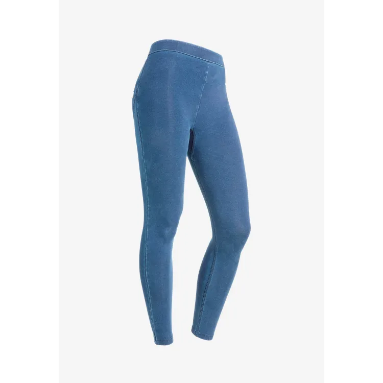 Freddy WR.UP® Core Damen Push-Up Jeans - 7/8 Regular Waist Super Skinny - Denim hell - Blaue Nähte - J4B