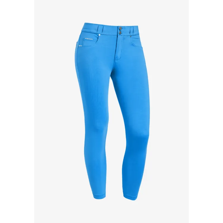 Freddy N.O.W.® Eco Damen Comfort Hose - 7/8 Mid Waist Super Skinny - Blau