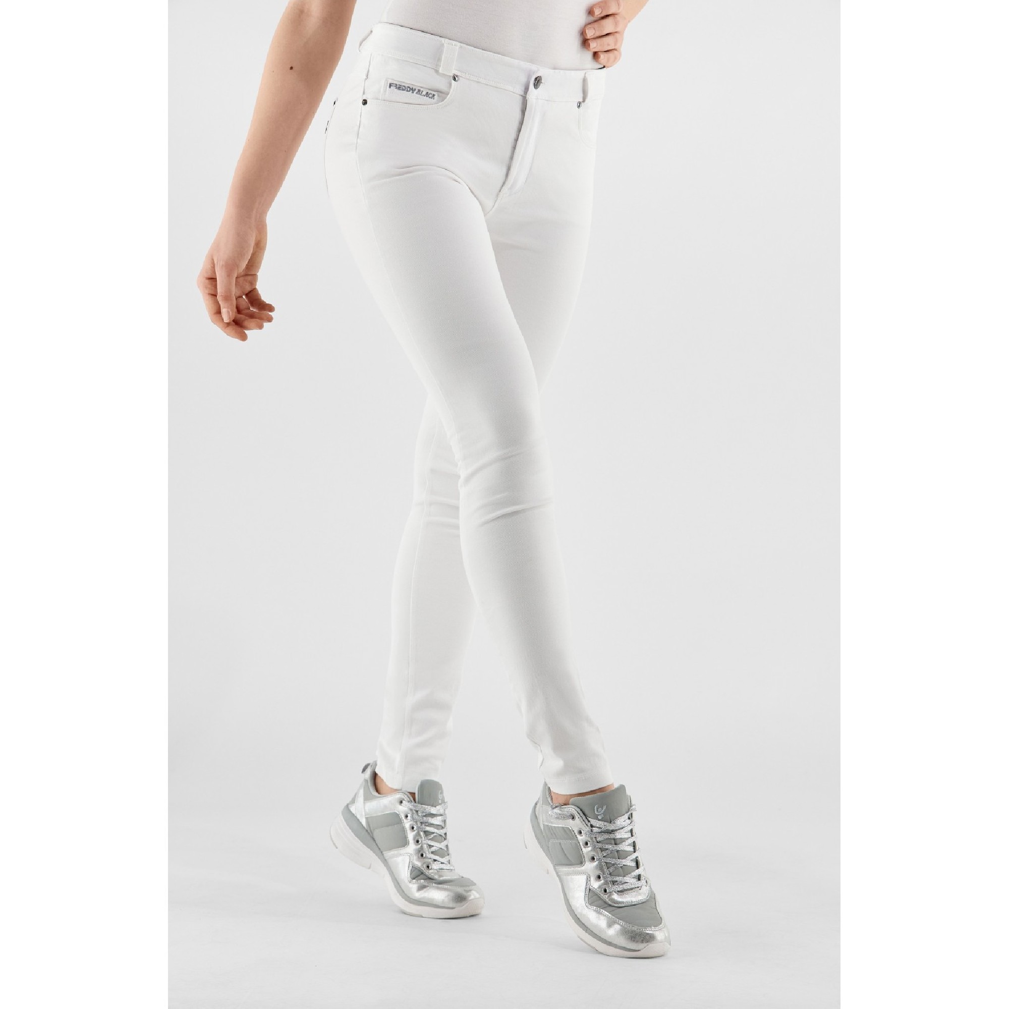 Freddy Fit Jeans - Regular Waist Slim Fit - White - W0