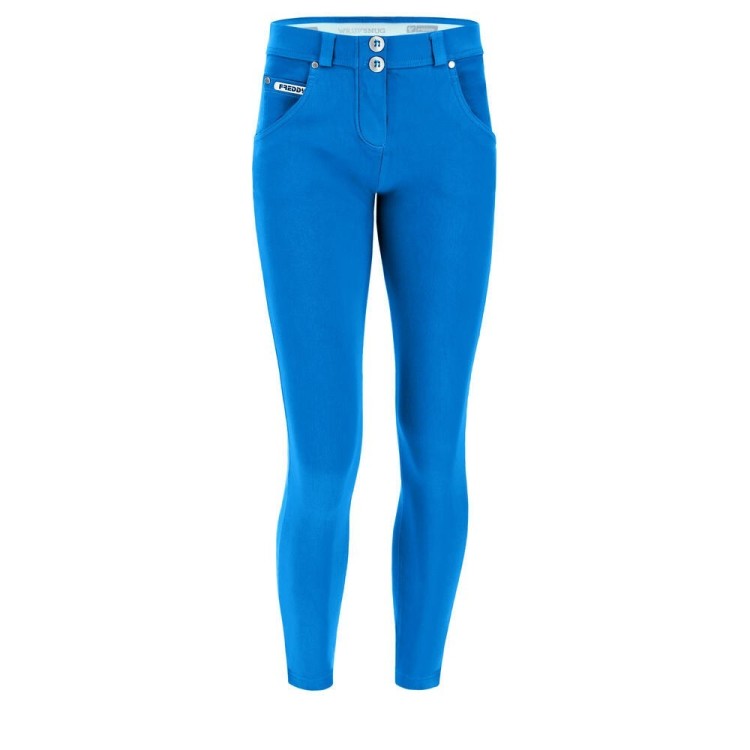 Freddy WR.UP® Snug - 7/8 Regular Waist Super Skinny - Diva Blue - B1150