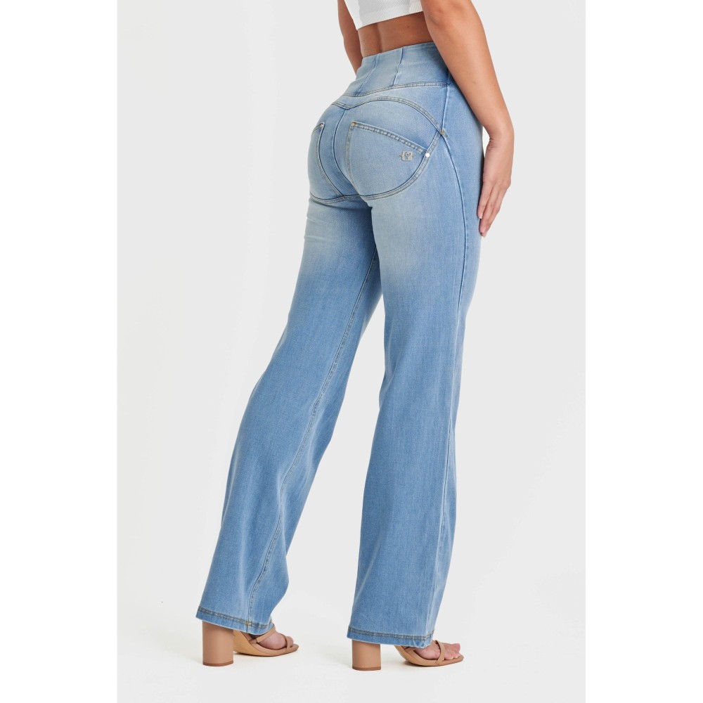 Freddy WR.UP® Snug Denim - High Waist Straight - Light Medium Denim - Yellow Seam - J79Y