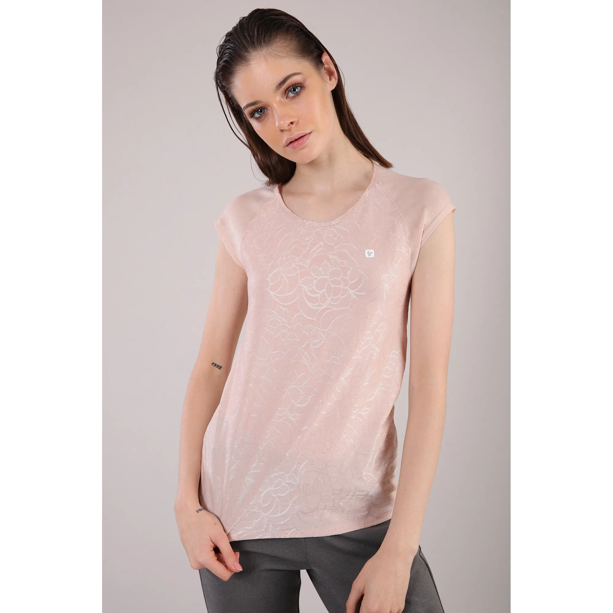 Yoga T-Shirt - Made in Italy - Cameo Rosé - P1060