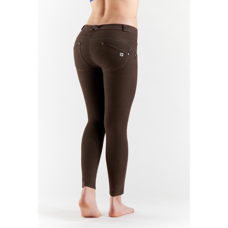 Freddy WR.UP® Snug - Regular Waist Skinny - Garment Dyed - Brown - M120