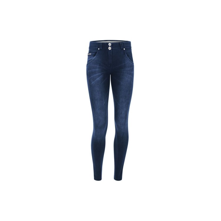 Freddy WR.UP® Snug Denim - Regular Waist Skinny - Dark Denim – Blue Seam - J0B