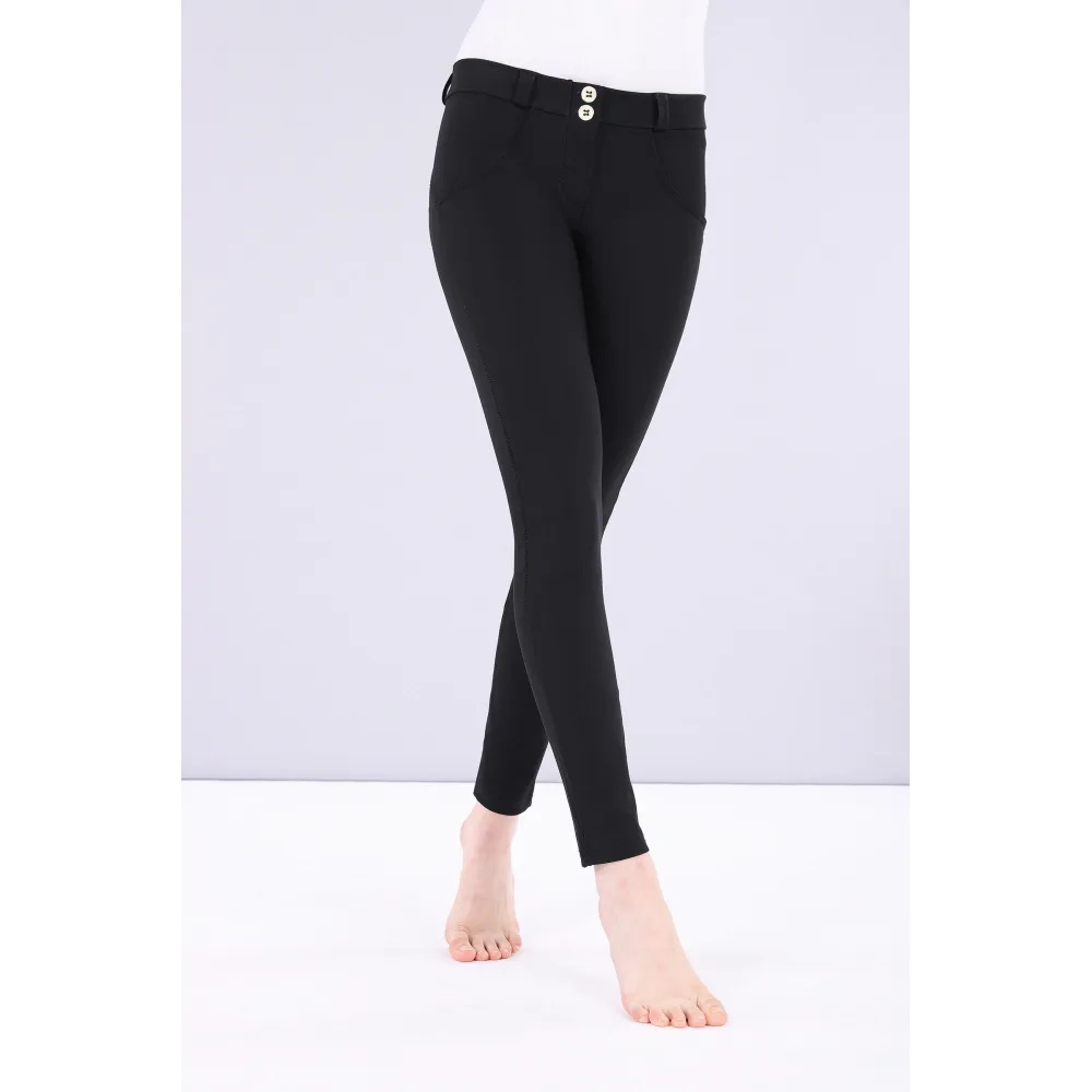 WR.UP® - Regular Waist Skinny - Made in Italy - Black - White - NW0