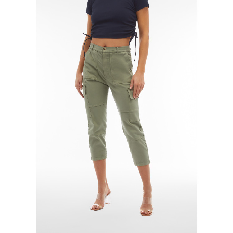 Freddy Eco Fit Jeans - Super High Waist - Cargo - Grün