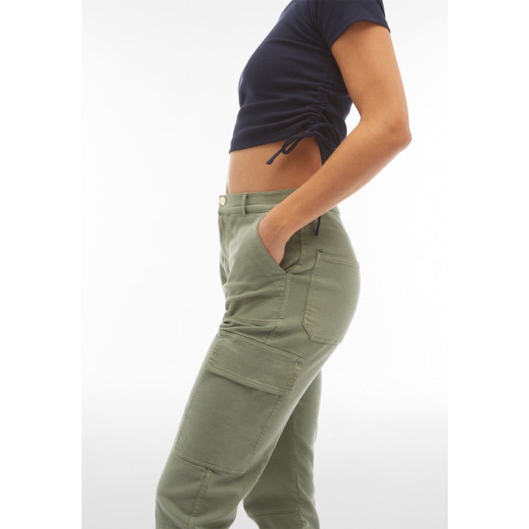 Freddy Eco Fit Jeans - Super High Waist - Cargo - Grün