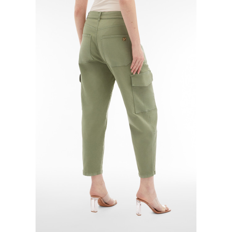 Freddy Eco Fit Jeans - Super High Waist - Cargo - Grün