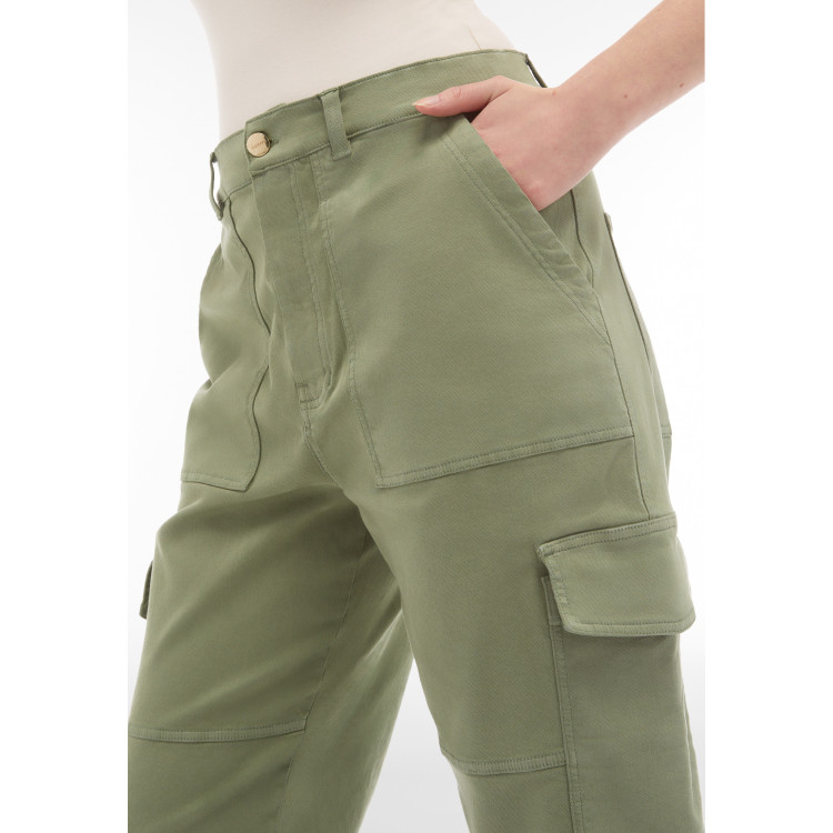 Freddy Eco Fit Jeans - Super High Waist - Cargo - Grün