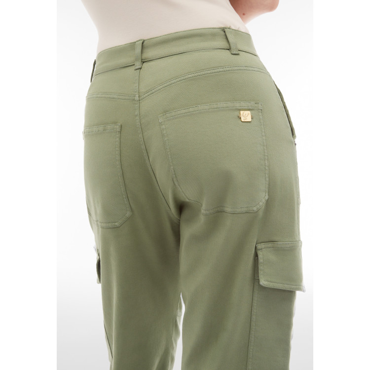 Freddy Eco Fit Jeans - Super High Waist - Cargo - Grün