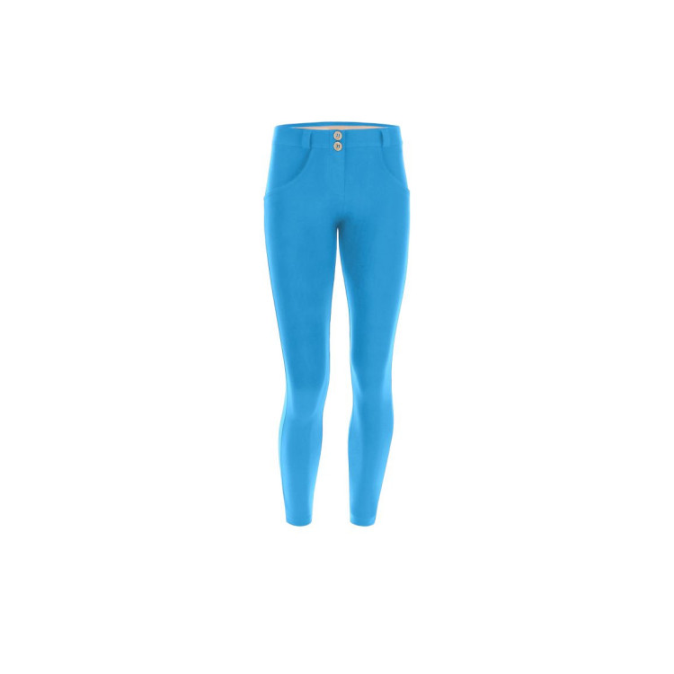 Freddy WR.UP® Damen Push-Up Hose - 7/8 Regular Waist Skinny - Blau - B132