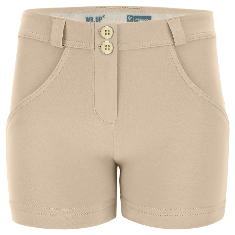 Freddy WR.UP® Damen Push-Up Shorts - Regular Waist - Beige