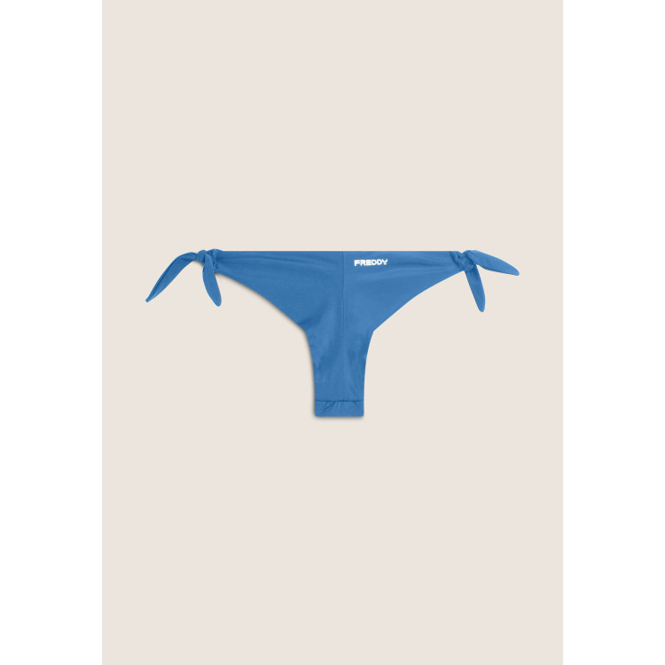 Freddy Brasilianische Bikinihose - An den Seiten gebunden - BLUE
