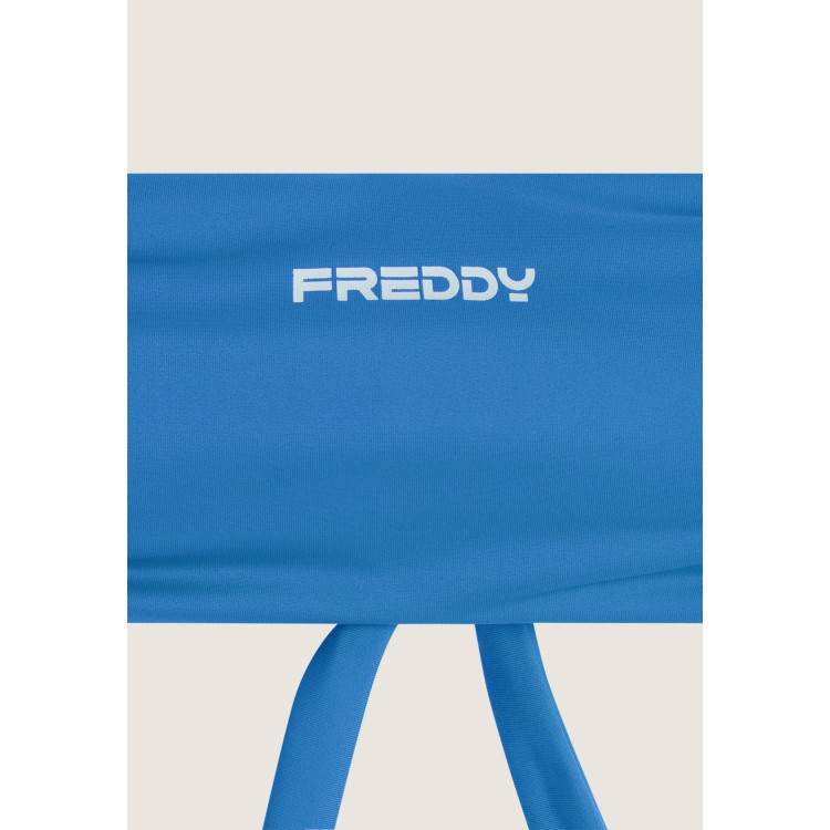 Freddy Bandeau-Bikinioberteil mit Freddy Logo - BLUE