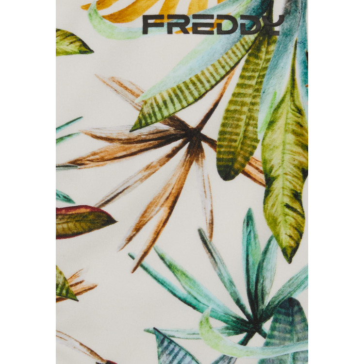 Freddy String-Bikinihose mit tropischem Blattmuster - SAND
