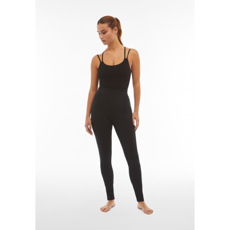 Freddy N.O.W.® Yoga Eco Tech Plus Damen Comfort Hose - Super High Waist Skinny - Schwarz