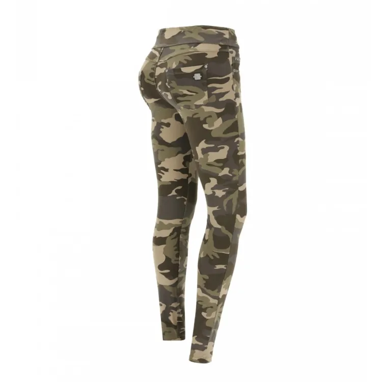 Freddy N.O.W.® Yoga - Skinny mit umschlagbarem Taillenbund - Camouflage - M95M