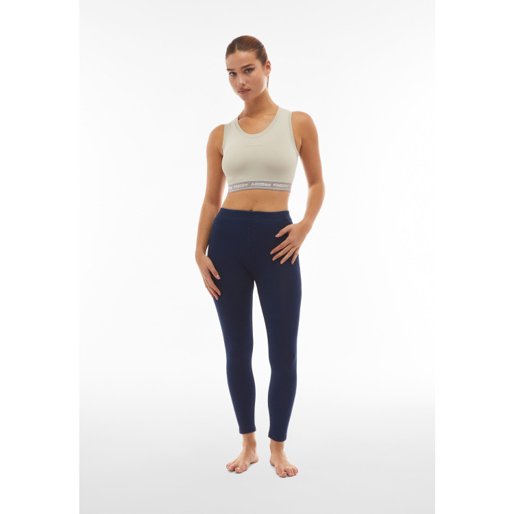 Freddy WR.UP® Core Damen Push-Up Jeans - 7/8 Regular Waist Super Skinny - Denim Indigo – Blaue Nähte - J0B