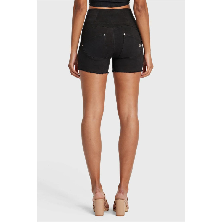 Freddy WR.UP® Snug Damen Push-Up Shorts - High Waist - Schwarz - N0