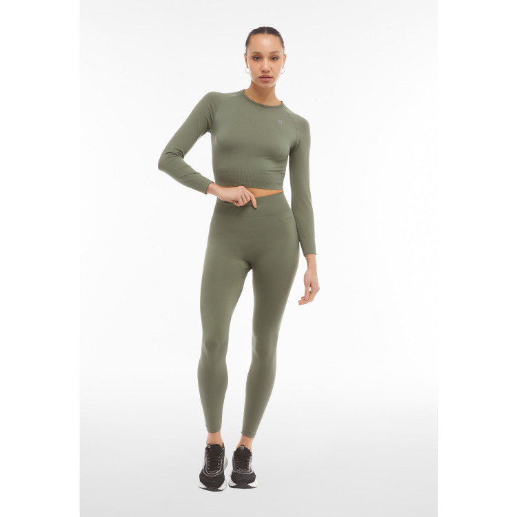 Freddy Seamless Sport Top - langärmlig - Green - V52