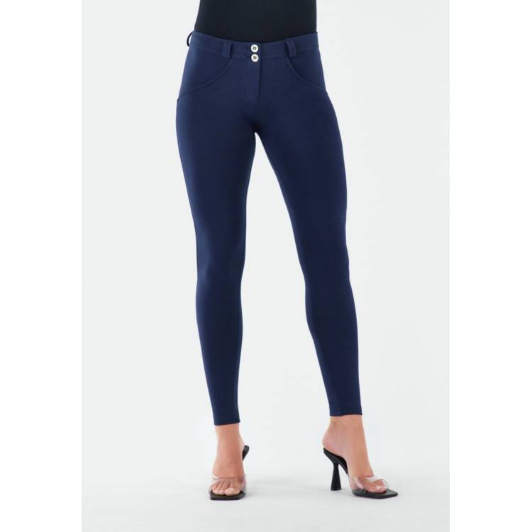 Freddy WR.UP® Tech Damen Push-Up Hose - 7/8 Regular Waist Super Skinny - Blau