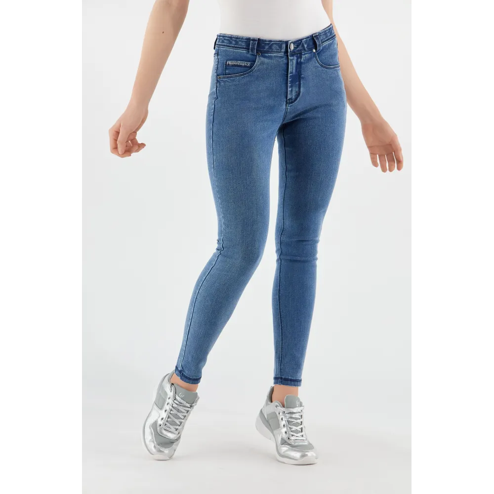 Freddy Fit Jeans - Regular Waist Skinny - Clear Denim - Blue Seam - J4B