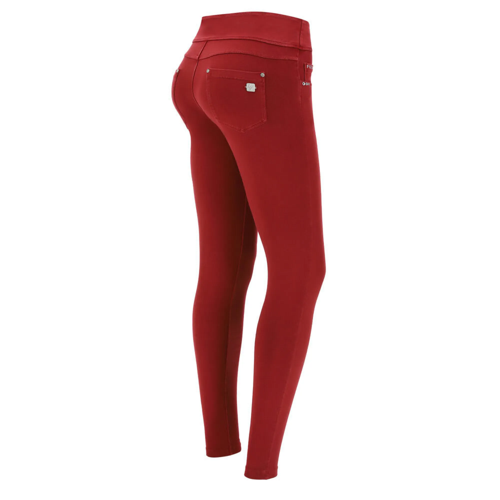N.O.W.® Yoga - Skinny mit umschlagbarem Taillenbund - Saturated Colour - Rhubarb - R1040