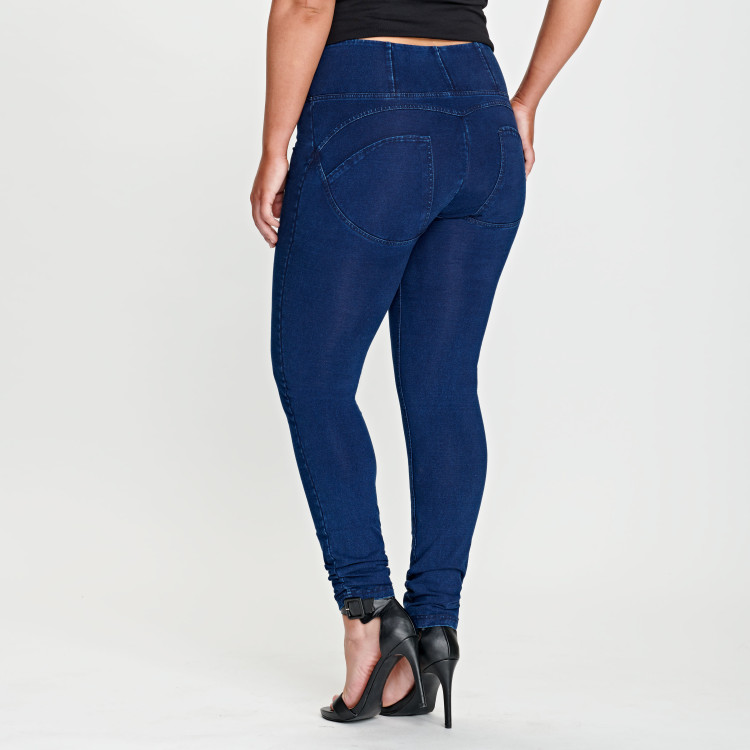 Freddy WR.UP® Denim - High Waist Skinny - Dark Denim - Blue Seam - J0B