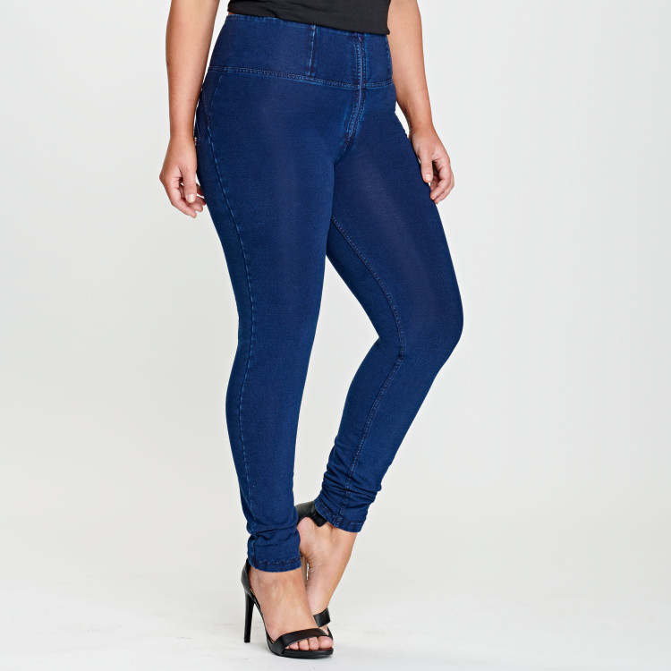 Freddy WR.UP® Denim - High Waist Skinny - Dark Denim - Blue Seam - J0B