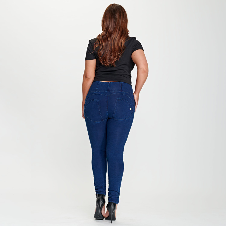 Freddy WR.UP® Denim - High Waist Skinny - Dark Denim - Blue Seam - J0B