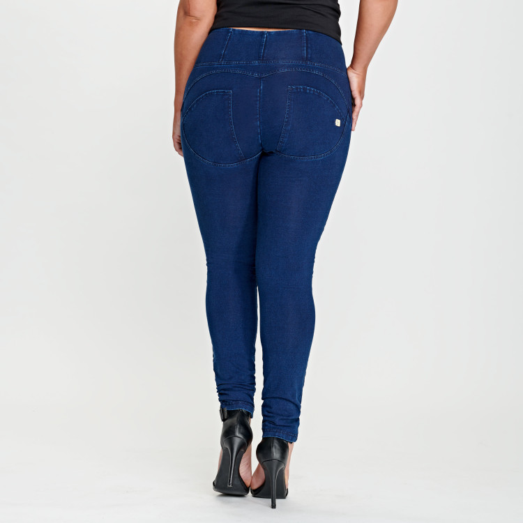 Freddy WR.UP® Denim - High Waist Skinny - Dark Denim - Blue Seam - J0B