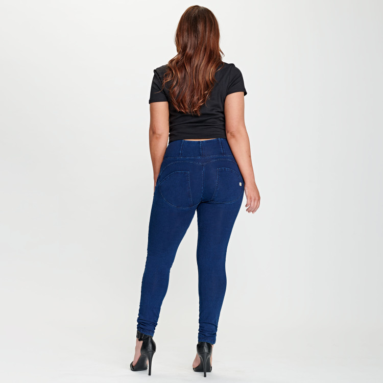 Freddy WR.UP® Denim - High Waist Skinny - Dark Denim - Blue Seam - J0B