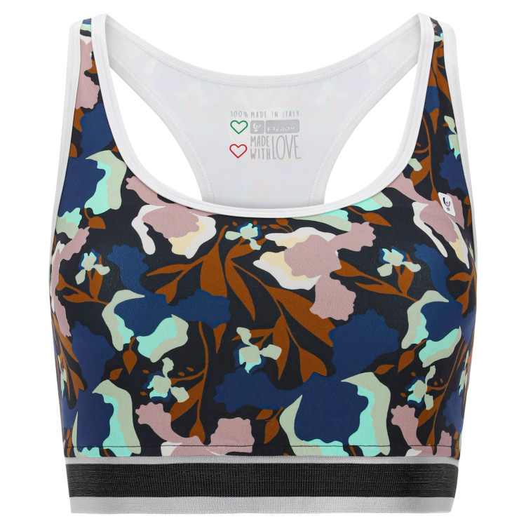 Freddy Yoga Top - Made in Italy - Flowers - BMP0