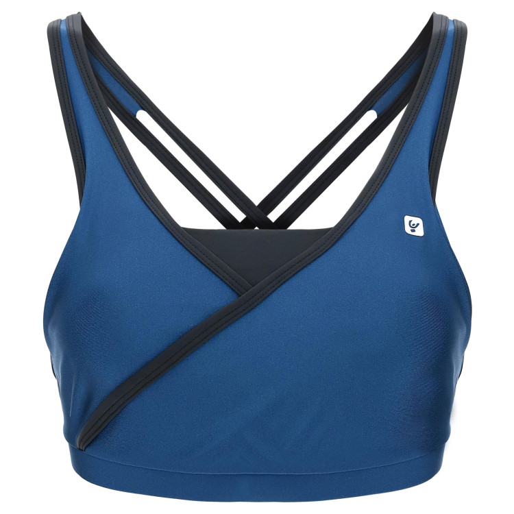 Freddy D.I.W.O® Yoga-Top - Made in Italy - Blue Ink- B107B