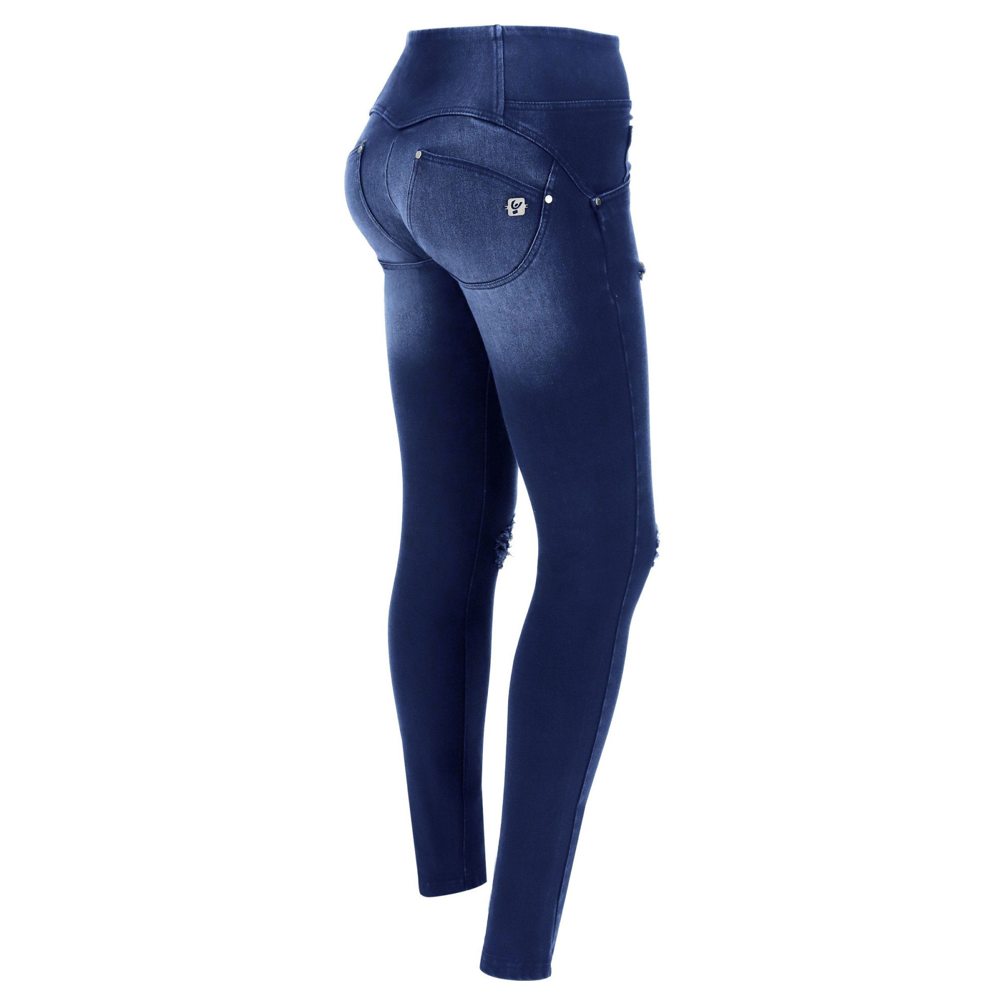 WR.UP® Snug - Mid Waist - Skinny - Blue Denim - Blue Seams - J0B