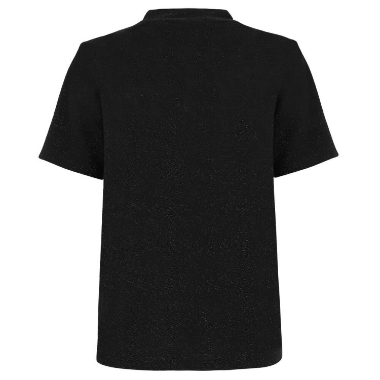 Freddy Kurzarm T-Shirt aus Lurex - Black - N0