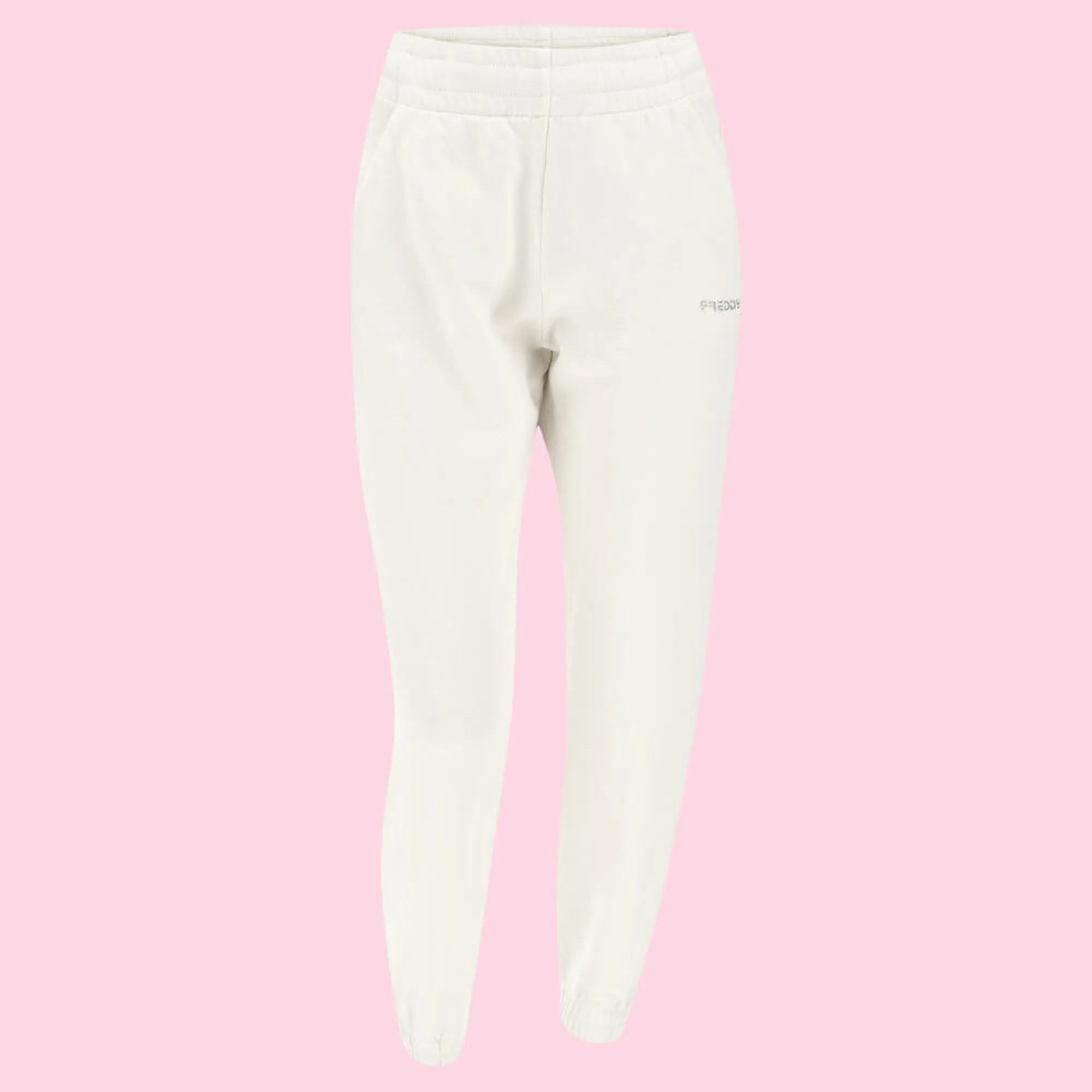 Freddy Lounge Essentials - Jogger - French Terry - Lily White - I35X