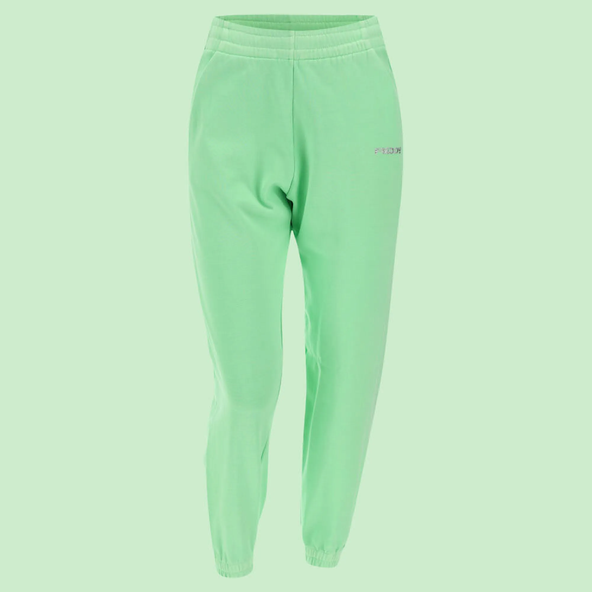 Freddy Lounge Essentials - Jogger - French Terry - Fluo Green - V68PD