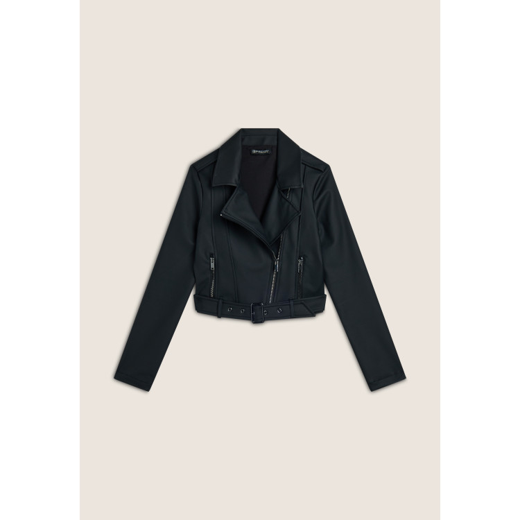 Freddy Biker Jacket - Black - N