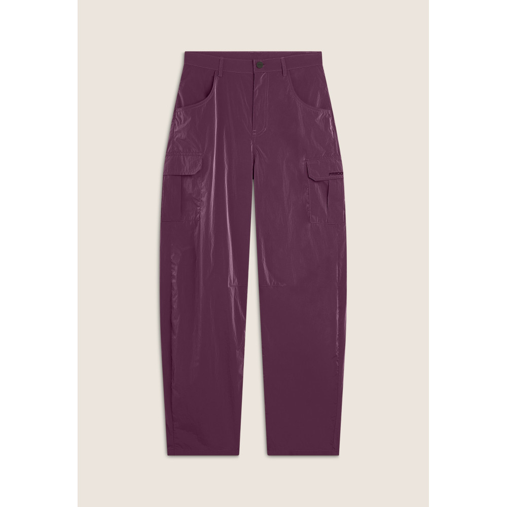 Freddy Cargo Pants - Nylon - Purple - E61