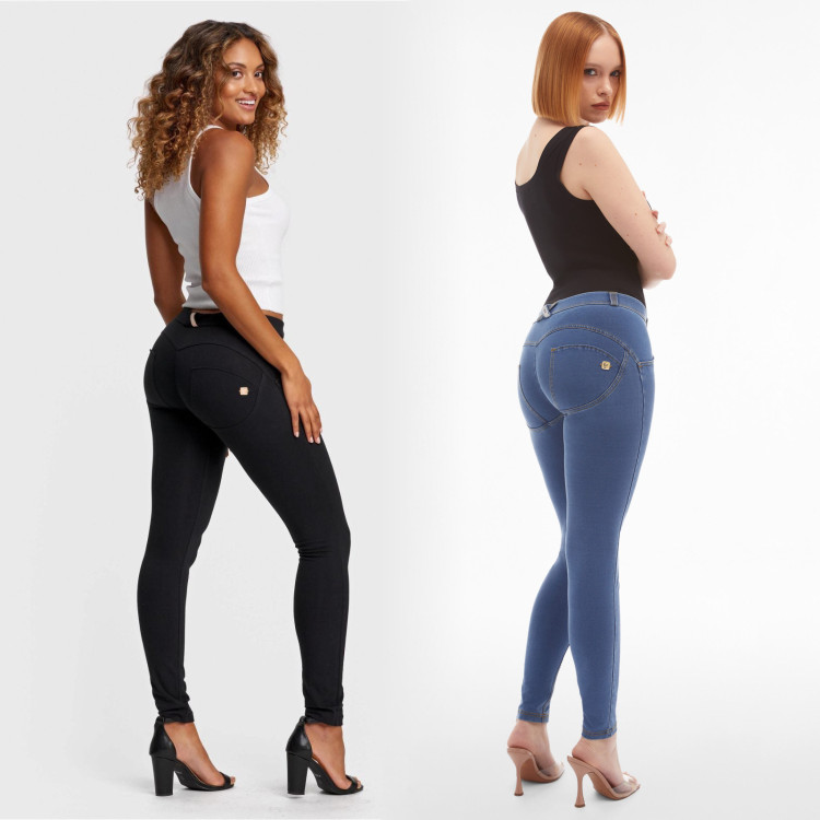 Freddy WR.UP® Regular Waist Bundle - Classic - Black + Denim - Light Blue