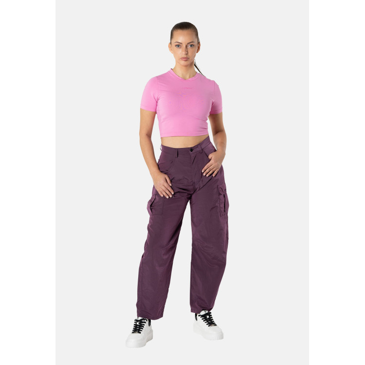 Freddy Cargo Pants - Nylon - Purple - E61