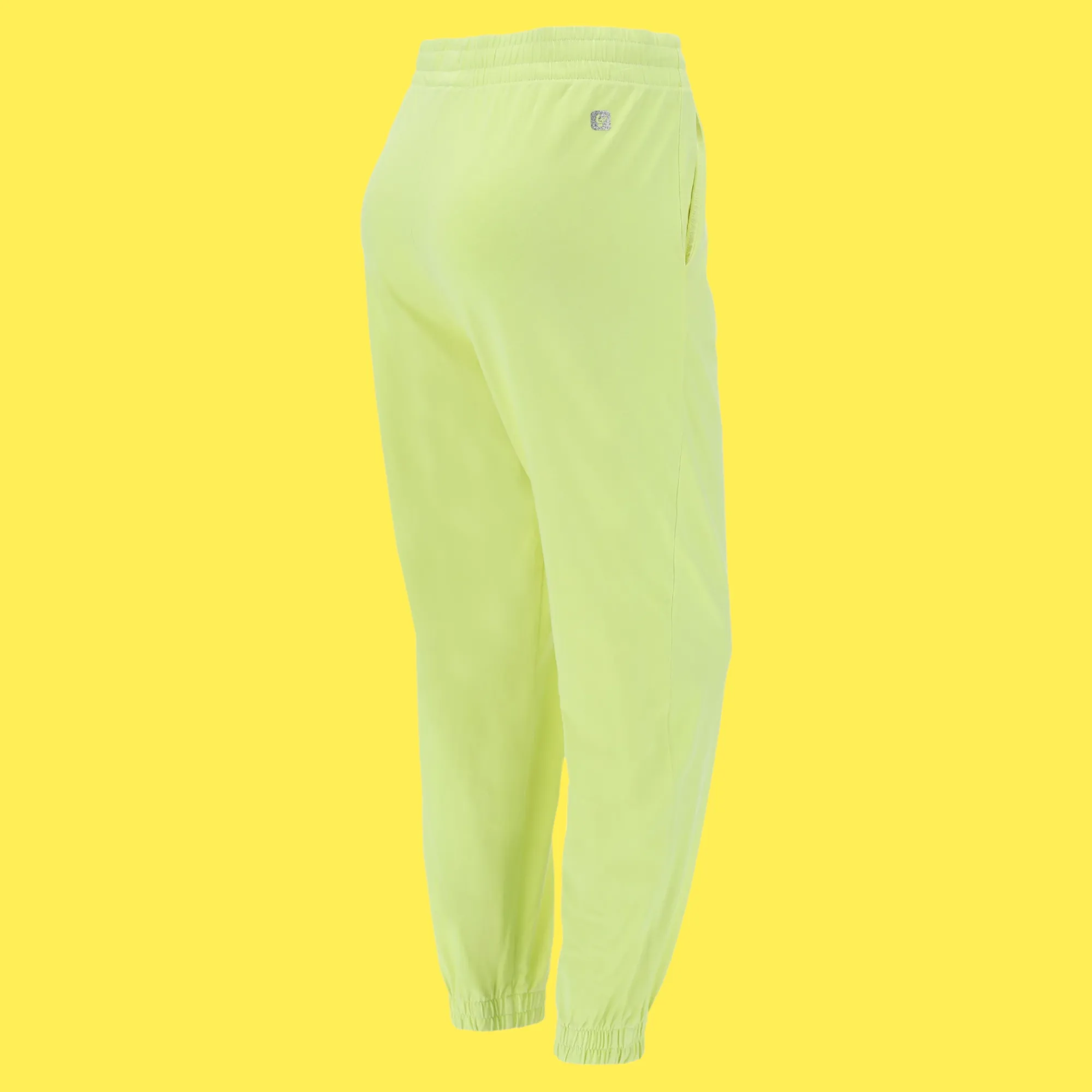 Freddy Lounge Essentials - Jogger - Jersey - Fluo Yellow - Y109PD