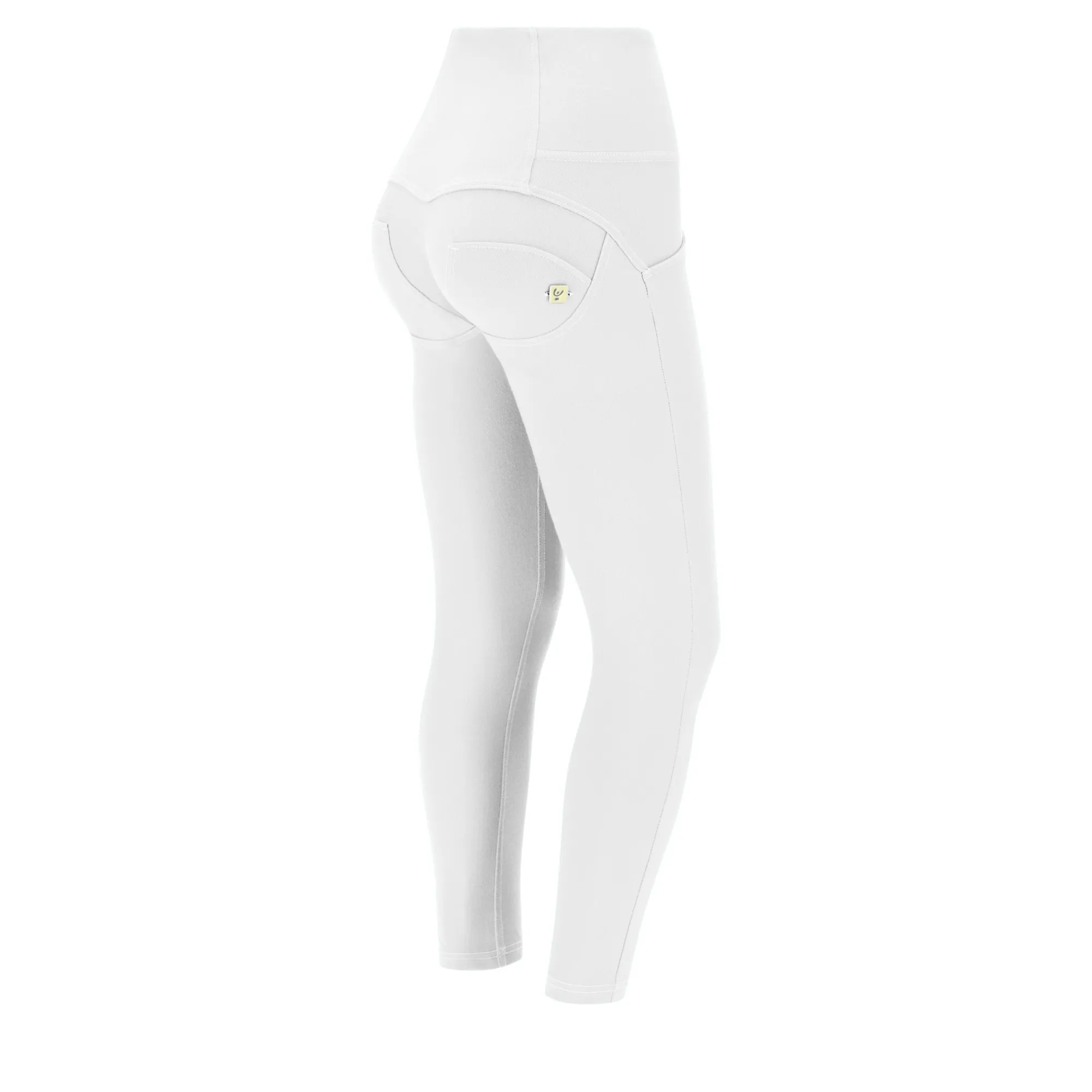 WR.UP® Drill - 7/8 Buttoned High Waist Super Skinny - White - W0