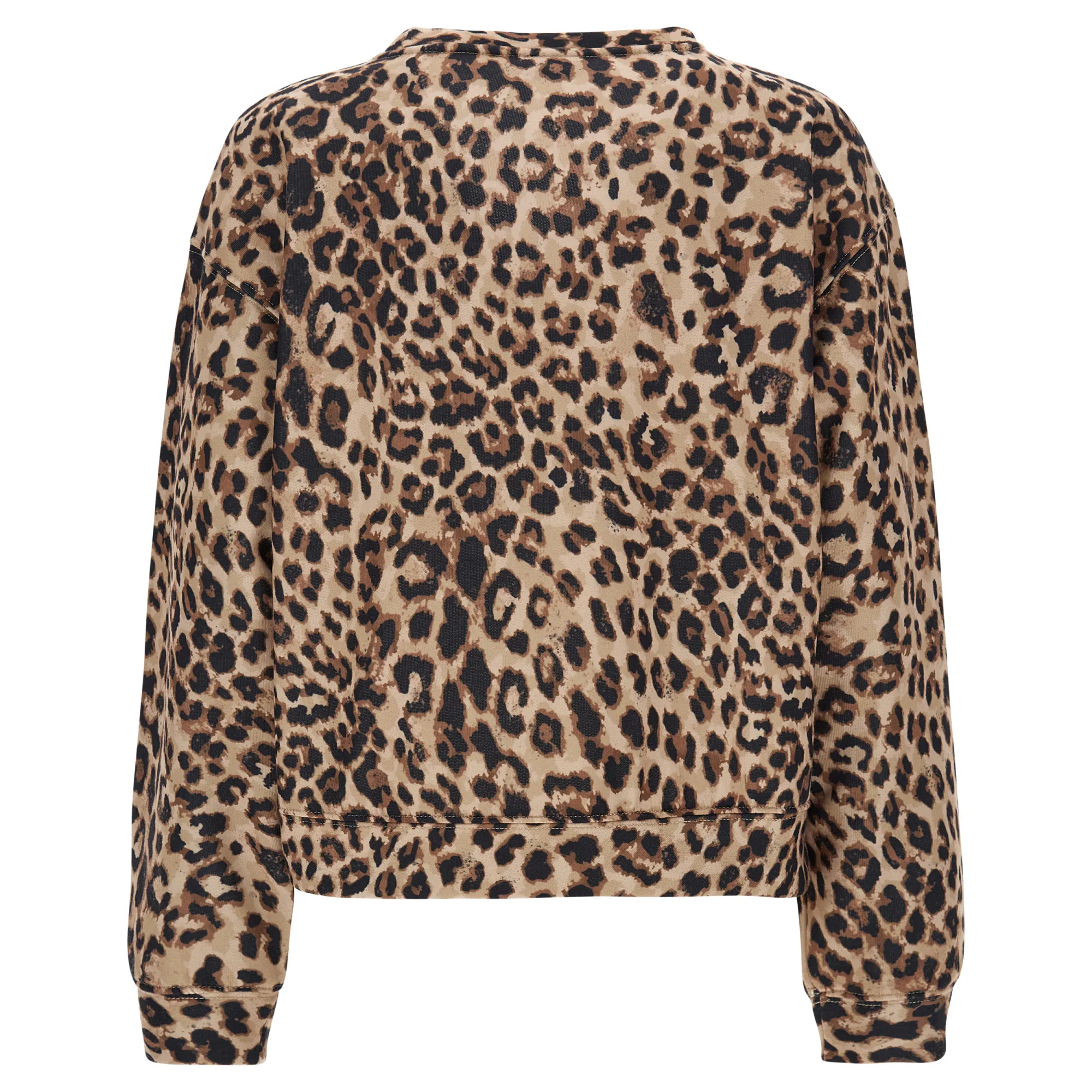 Freddy Sweatshirt - Brushed Fleece - Leopard Animalier - ANI39