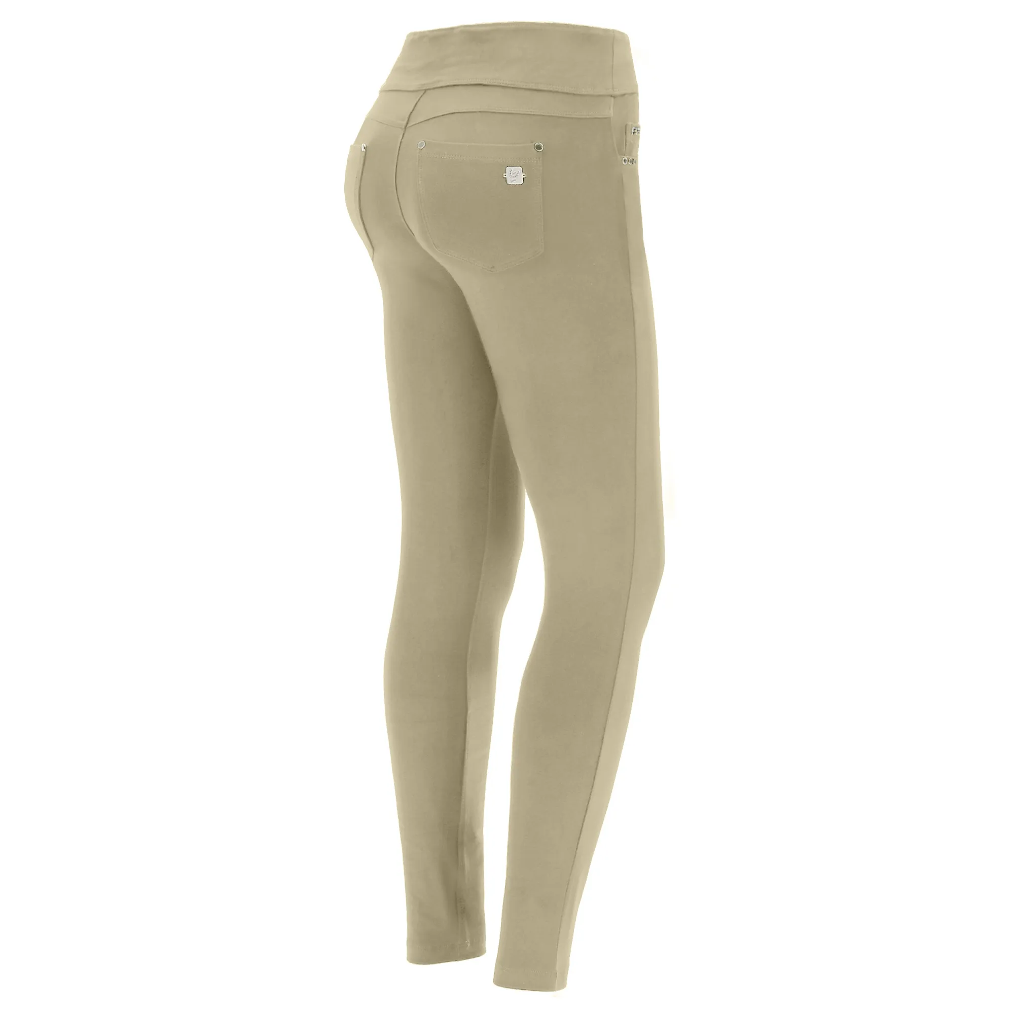 N.O.W.® Yoga - Skinny mit umschlagbarem Taillenbund - Tanned Beige - Z1090