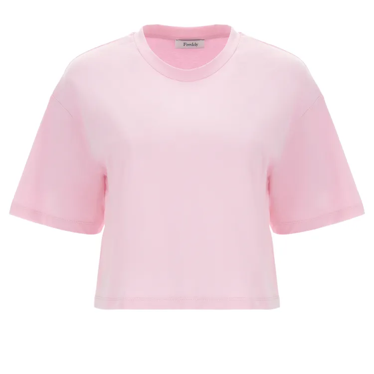 Freddy Damen Crop Top - Comfort Fit - Pink - P890